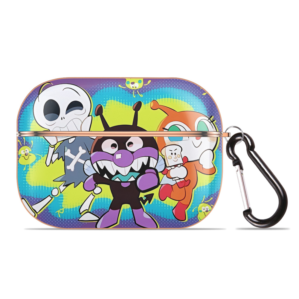 （画像用） アンパンマン Anpanman 【AirPods Pro用】ハードシェル保護ケース｜耐衝撃・防指紋・カラビナ付き商品仕様