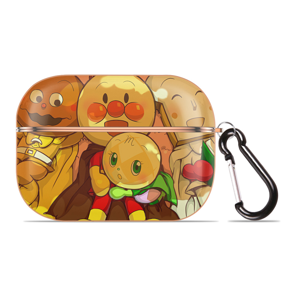 （画像用） アンパンマン Anpanman 【AirPods Pro用】ハードシェル保護ケース｜耐衝撃・防指紋・カラビナ付き商品仕様