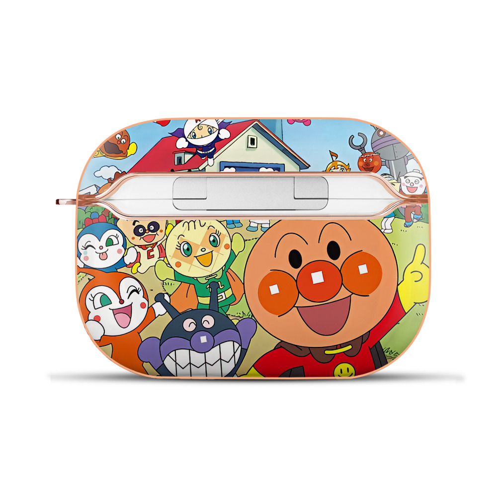 （画像用） アンパンマン Anpanman 【AirPods Pro用】ハードシェル保護ケース｜耐衝撃・防指紋・カラビナ付き商品仕様