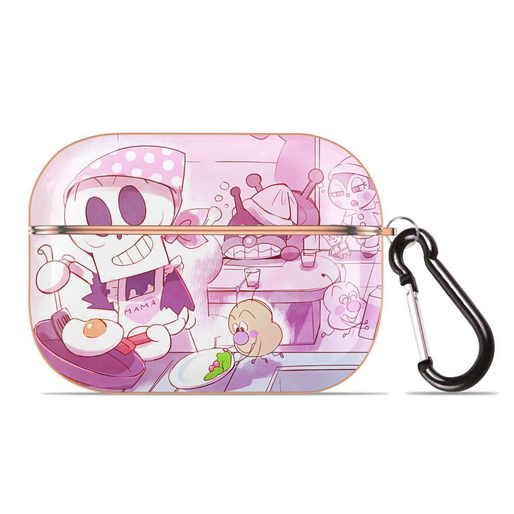 （画像用） アンパンマン Anpanman 【AirPods Pro用】ハードシェル保護ケース｜耐衝撃・防指紋・カラビナ付き商品仕様