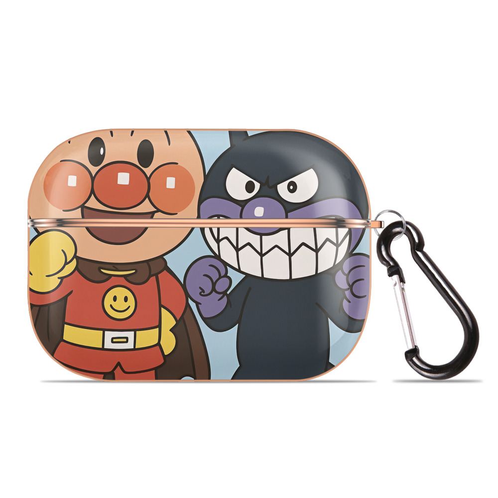 （画像用） アンパンマン Anpanman 【AirPods Pro用】ハードシェル保護ケース｜耐衝撃・防指紋・カラビナ付き商品仕様