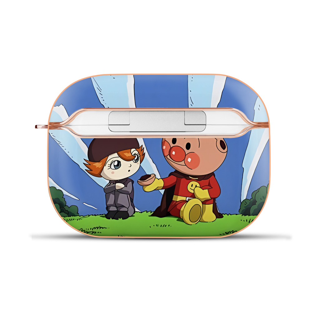 （画像用） アンパンマン Anpanman 【AirPods Pro用】ハードシェル保護ケース｜耐衝撃・防指紋・カラビナ付き商品仕様