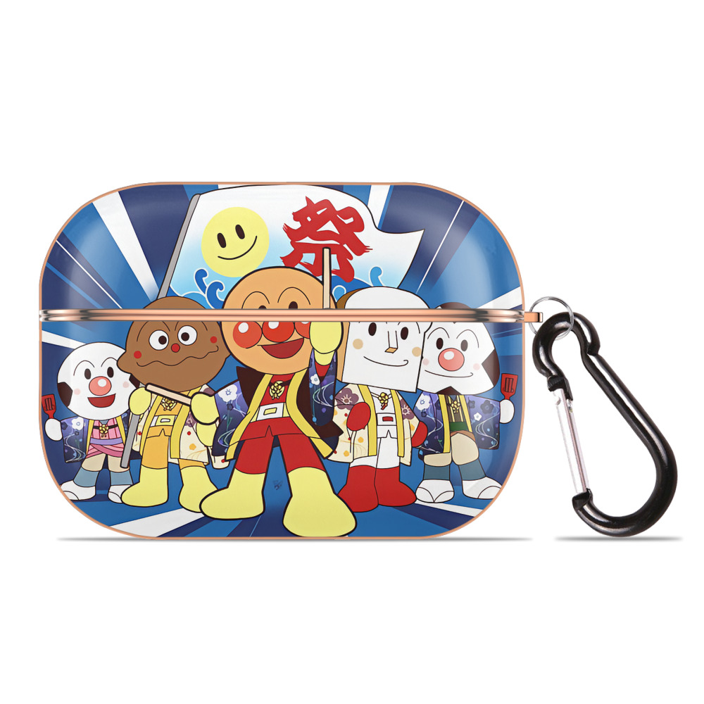 （画像用） アンパンマン Anpanman 【AirPods Pro用】ハードシェル保護ケース｜耐衝撃・防指紋・カラビナ付き商品仕様