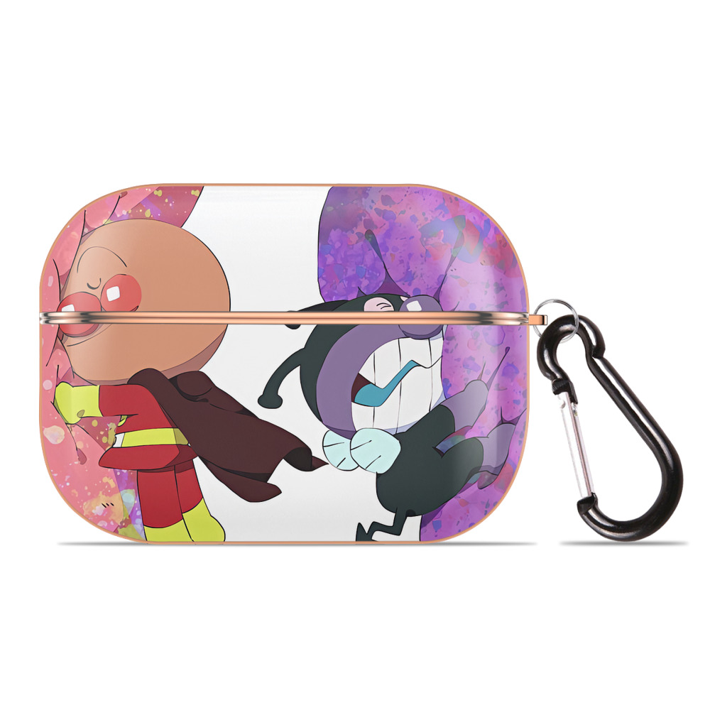 （画像用） アンパンマン Anpanman 【AirPods Pro用】ハードシェル保護ケース｜耐衝撃・防指紋・カラビナ付き商品仕様