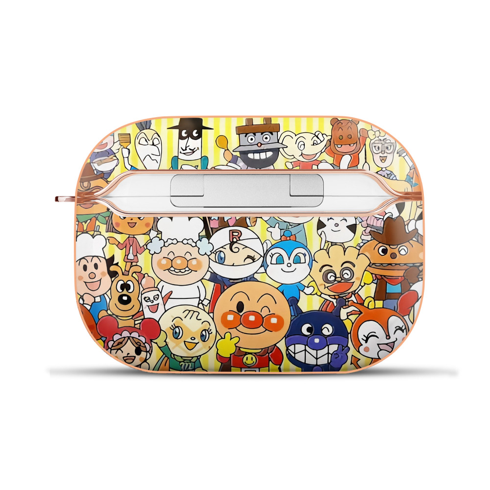 （画像用） アンパンマン Anpanman 【AirPods Pro用】ハードシェル保護ケース｜耐衝撃・防指紋・カラビナ付き商品仕様
