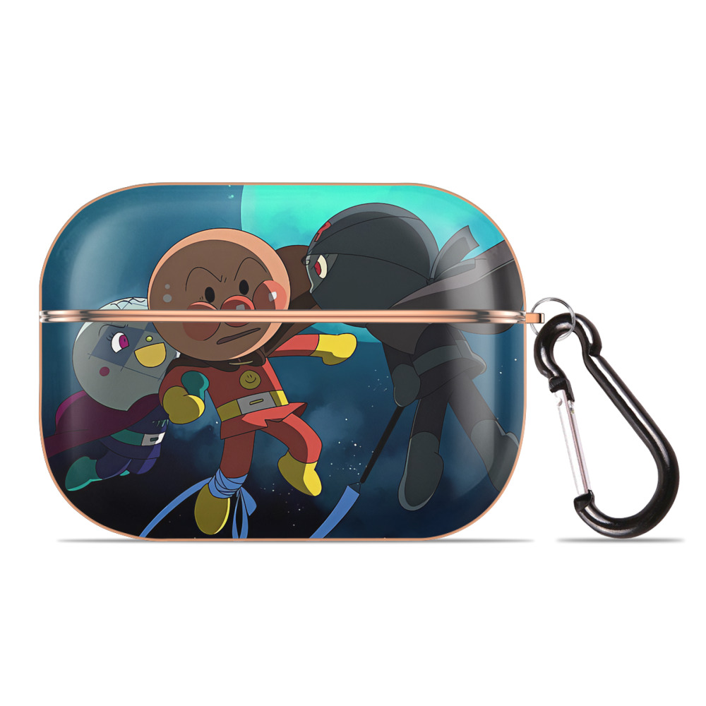 （画像用） アンパンマン Anpanman 【AirPods Pro用】ハードシェル保護ケース｜耐衝撃・防指紋・カラビナ付き商品仕様
