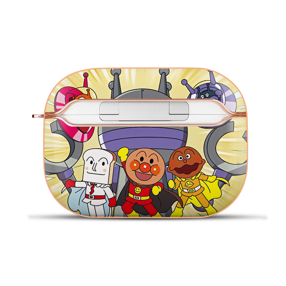 （画像用） アンパンマン Anpanman 【AirPods Pro用】ハードシェル保護ケース｜耐衝撃・防指紋・カラビナ付き商品仕様