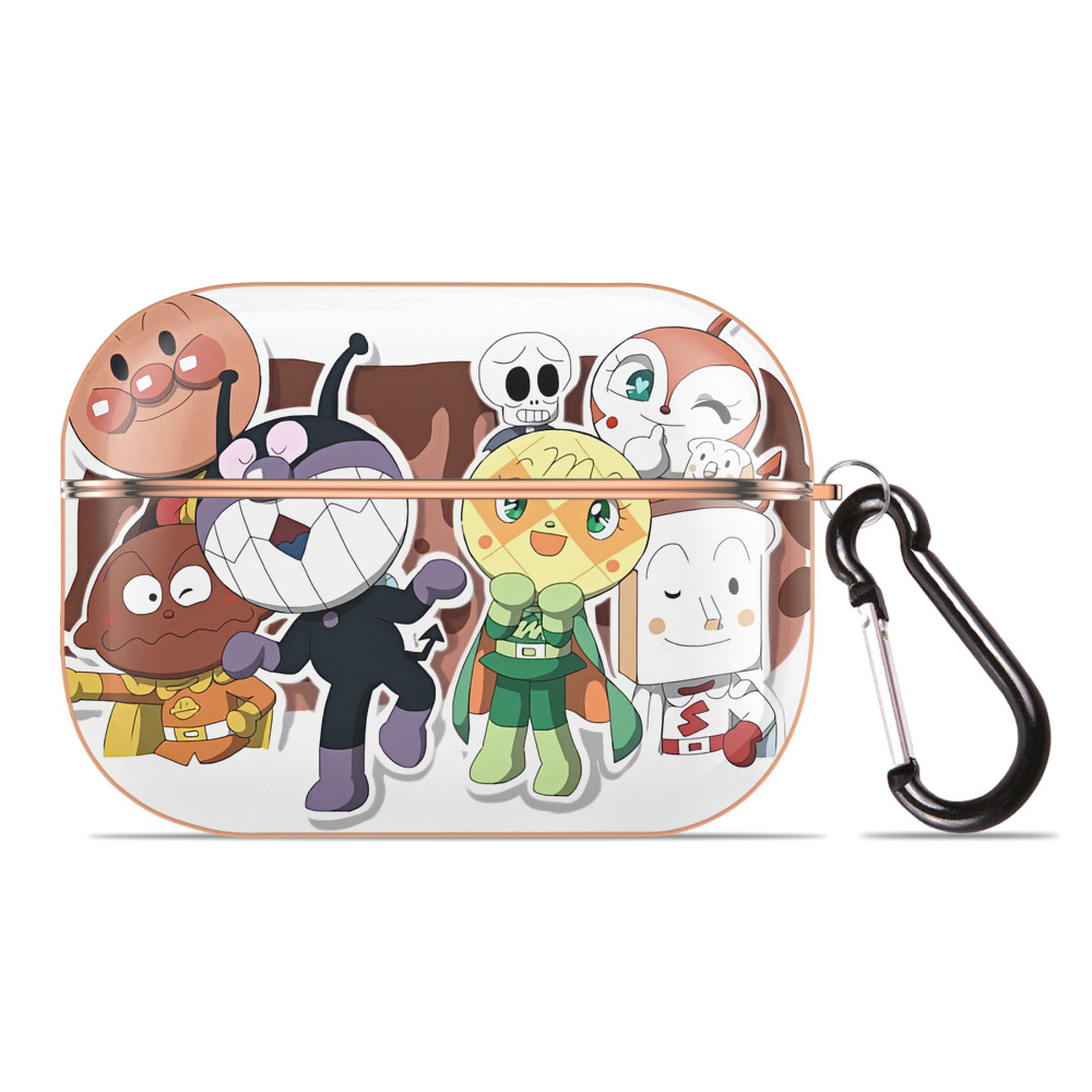 （画像用） アンパンマン Anpanman 【AirPods Pro用】ハードシェル保護ケース｜耐衝撃・防指紋・カラビナ付き商品仕様