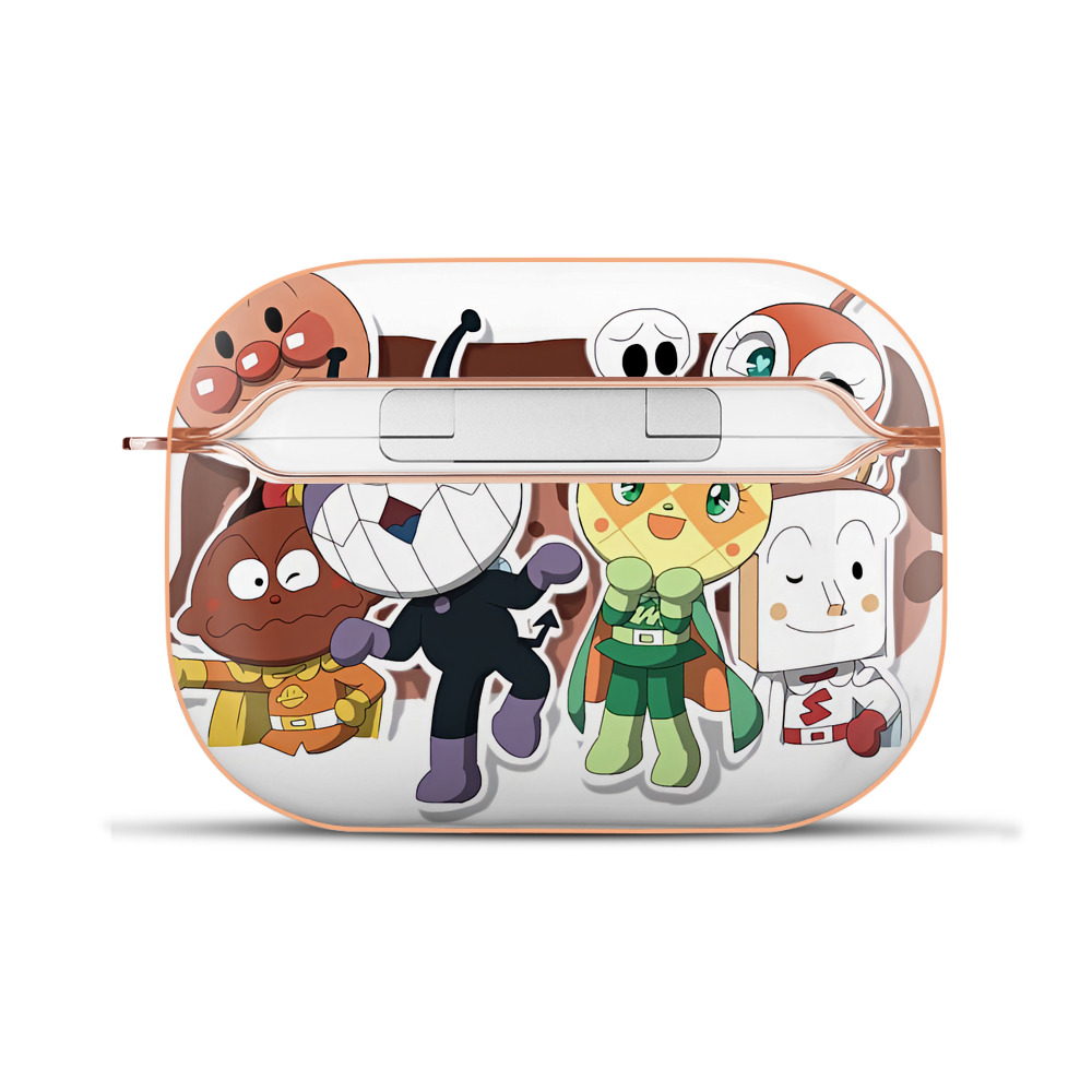 （画像用） アンパンマン Anpanman 【AirPods Pro用】ハードシェル保護ケース｜耐衝撃・防指紋・カラビナ付き商品仕様