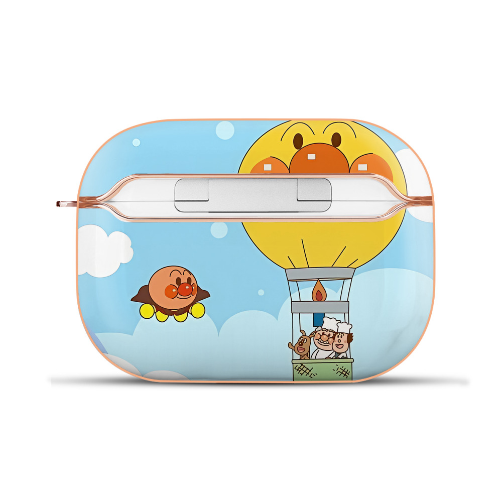 （画像用） アンパンマン Anpanman 【AirPods Pro用】ハードシェル保護ケース｜耐衝撃・防指紋・カラビナ付き商品仕様