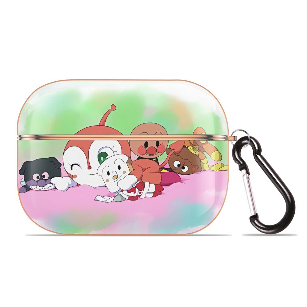（画像用） アンパンマン Anpanman 【AirPods Pro用】ハードシェル保護ケース｜耐衝撃・防指紋・カラビナ付き商品仕様