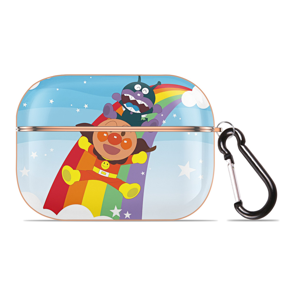 （画像用） アンパンマン Anpanman 【AirPods Pro用】ハードシェル保護ケース｜耐衝撃・防指紋・カラビナ付き商品仕様