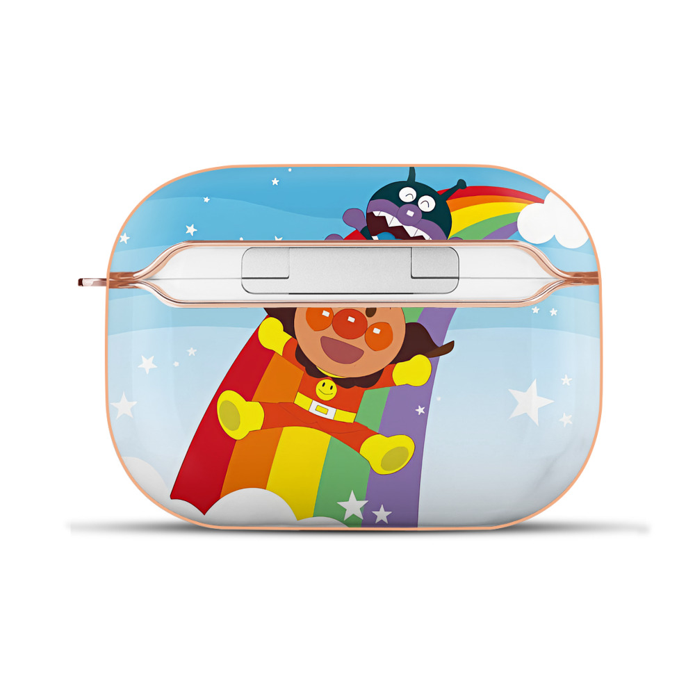 （画像用） アンパンマン Anpanman 【AirPods Pro用】ハードシェル保護ケース｜耐衝撃・防指紋・カラビナ付き商品仕様