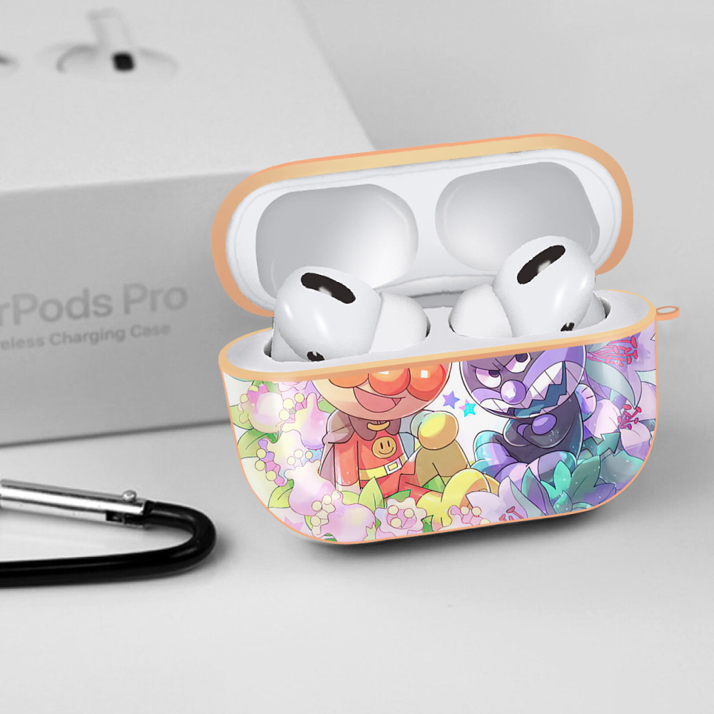 アンパンマン Anpanman 【AirPods Pro用】ハードシェル保護ケース｜耐衝撃・防指紋・カラビナ付き商品仕様