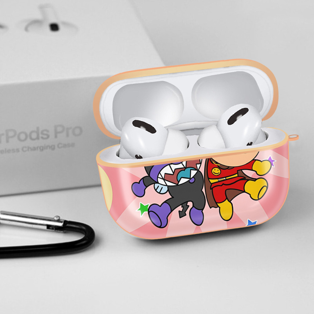 アンパンマン Anpanman 【AirPods Pro用】ハードシェル保護ケース｜耐衝撃・防指紋・カラビナ付き商品仕様