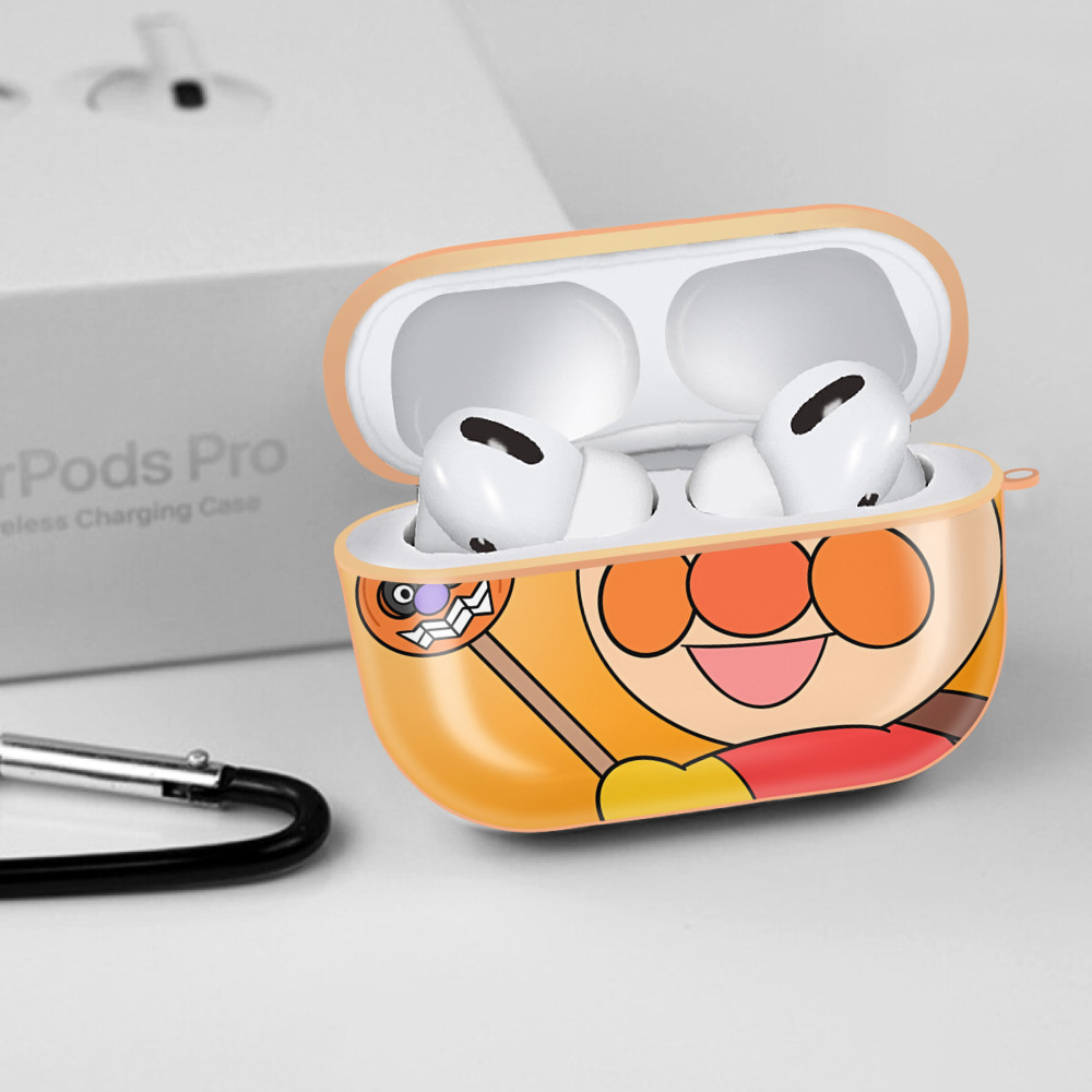 アンパンマン Anpanman 【AirPods Pro用】ハードシェル保護ケース｜耐衝撃・防指紋・カラビナ付き商品仕様