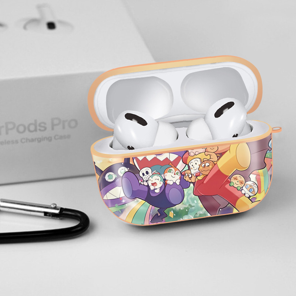 アンパンマン Anpanman 【AirPods Pro用】ハードシェル保護ケース｜耐衝撃・防指紋・カラビナ付き商品仕様
