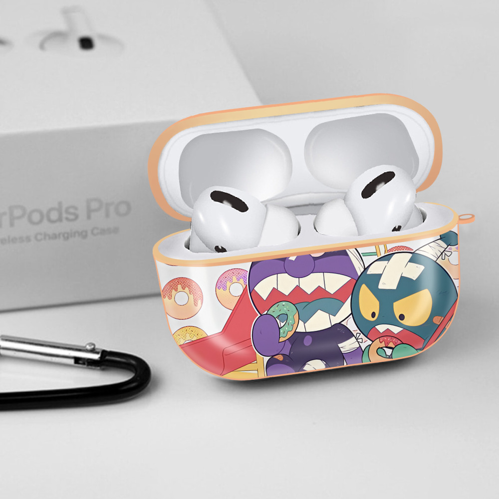 アンパンマン Anpanman 【AirPods Pro用】ハードシェル保護ケース｜耐衝撃・防指紋・カラビナ付き商品仕様