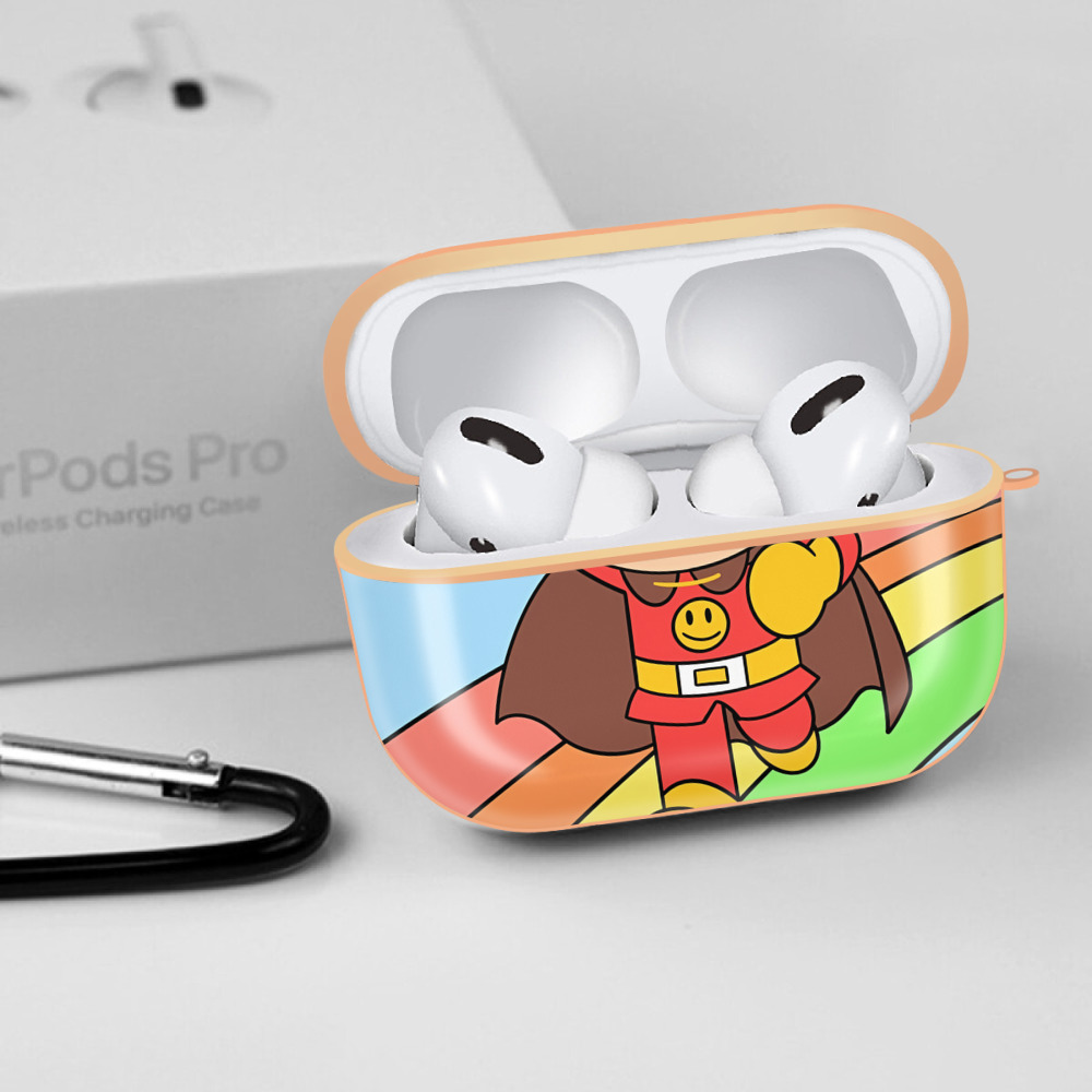 アンパンマン Anpanman 【AirPods Pro用】ハードシェル保護ケース｜耐衝撃・防指紋・カラビナ付き商品仕様