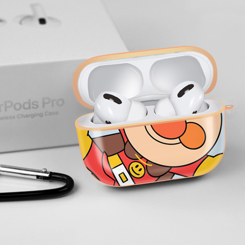 アンパンマン Anpanman 【AirPods Pro用】ハードシェル保護ケース｜耐衝撃・防指紋・カラビナ付き商品仕様