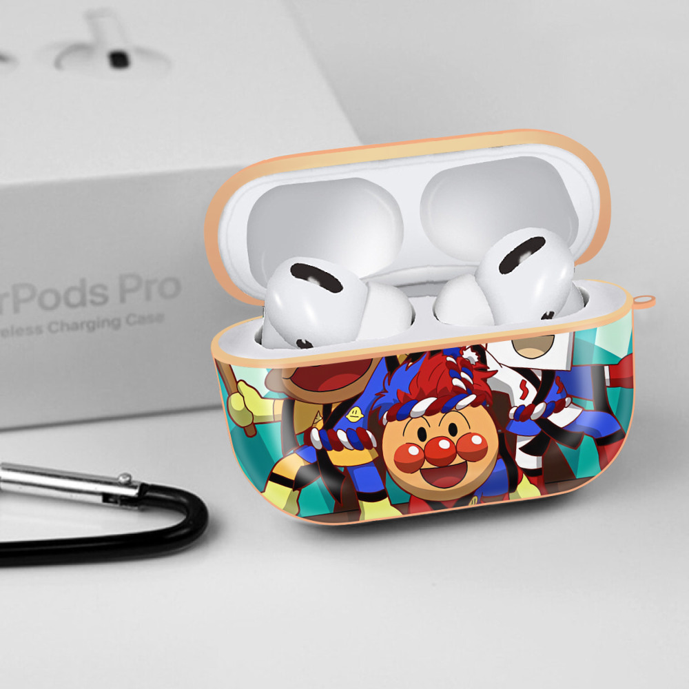 アンパンマン Anpanman 【AirPods Pro用】ハードシェル保護ケース｜耐衝撃・防指紋・カラビナ付き商品仕様