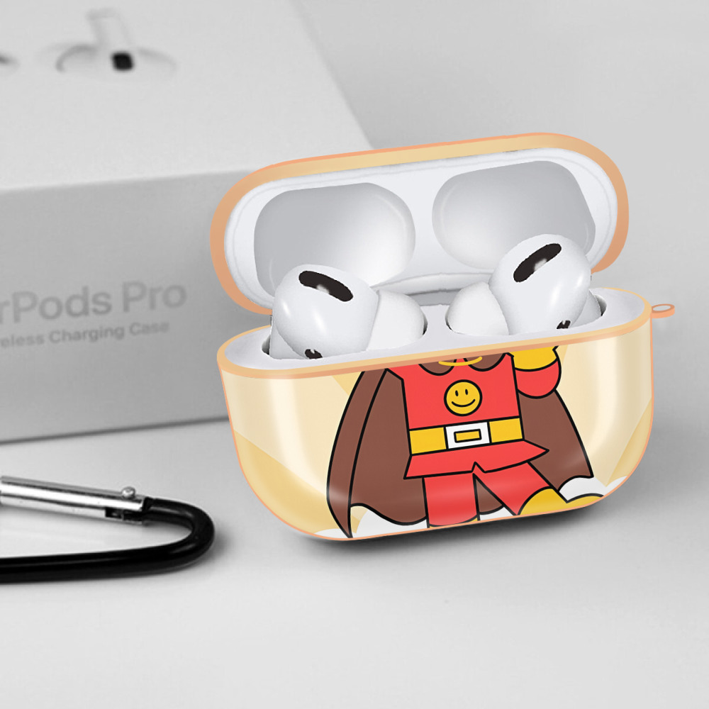 アンパンマン Anpanman 【AirPods Pro用】ハードシェル保護ケース｜耐衝撃・防指紋・カラビナ付き商品仕様