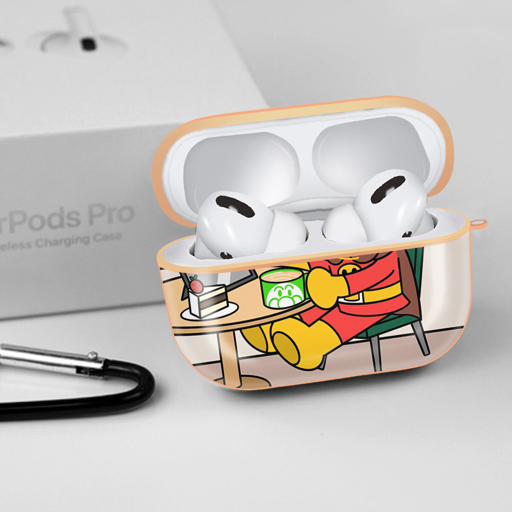 アンパンマン Anpanman 【AirPods Pro用】ハードシェル保護ケース｜耐衝撃・防指紋・カラビナ付き商品仕様