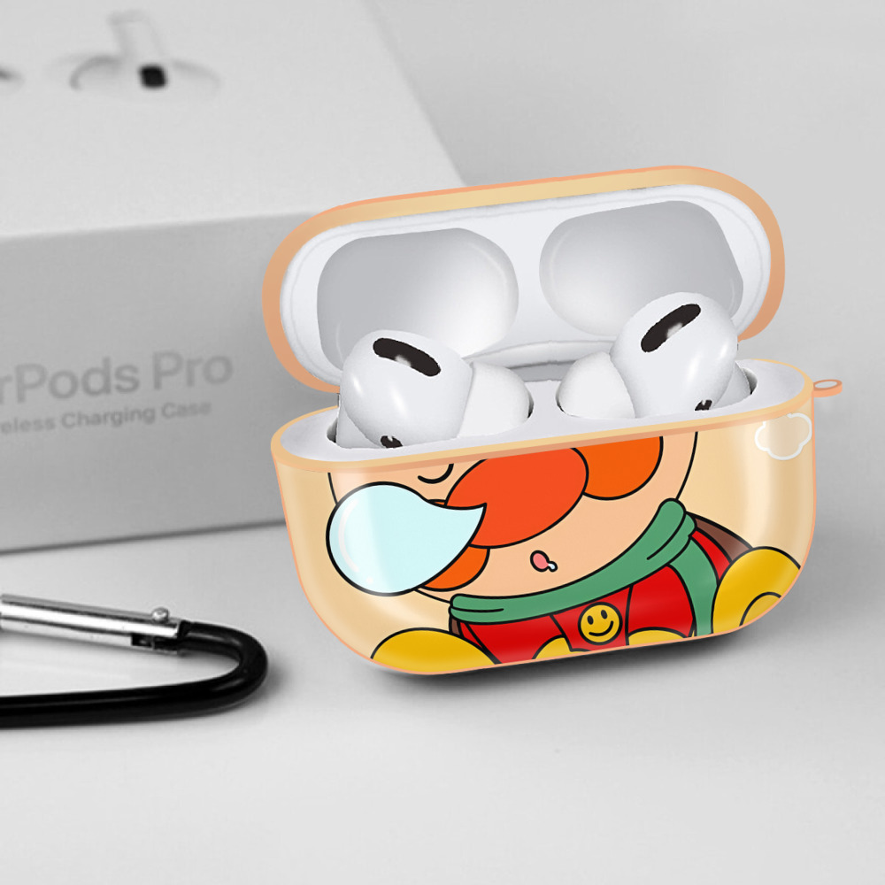 アンパンマン Anpanman 【AirPods Pro用】ハードシェル保護ケース｜耐衝撃・防指紋・カラビナ付き商品仕様