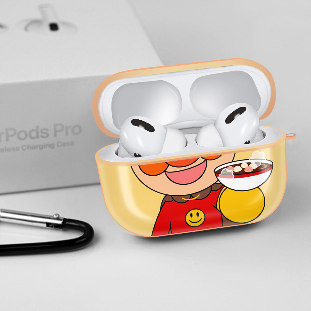 アンパンマン Anpanman 【AirPods Pro用】ハードシェル保護ケース｜耐衝撃・防指紋・カラビナ付き商品仕様