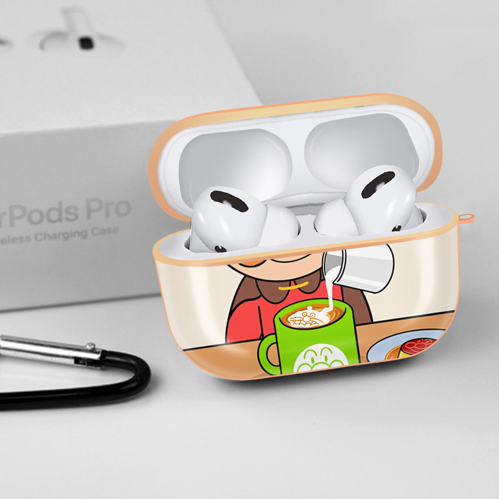 アンパンマン Anpanman 【AirPods Pro用】ハードシェル保護ケース｜耐衝撃・防指紋・カラビナ付き商品仕様
