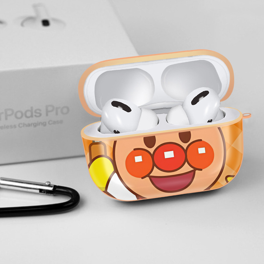 アンパンマン Anpanman 【AirPods Pro用】ハードシェル保護ケース｜耐衝撃・防指紋・カラビナ付き商品仕様