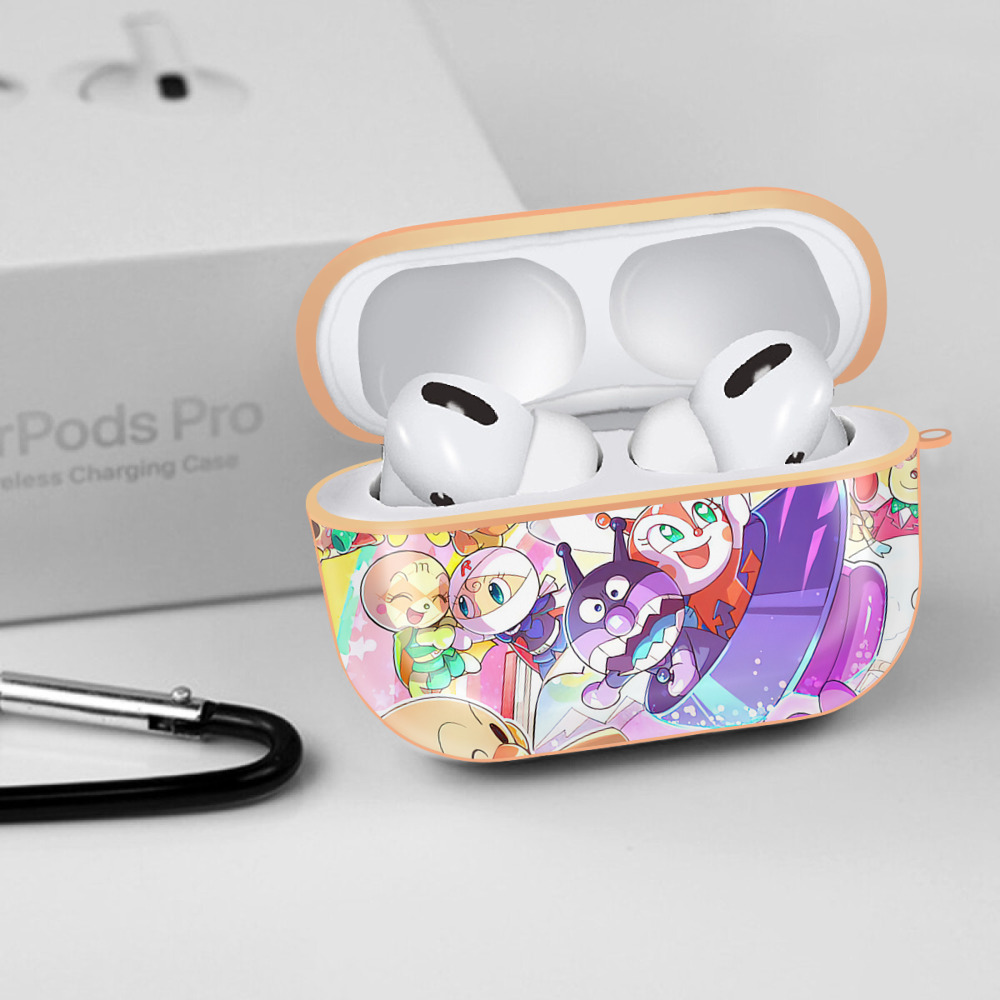 アンパンマン Anpanman 【AirPods Pro用】ハードシェル保護ケース｜耐衝撃・防指紋・カラビナ付き商品仕様
