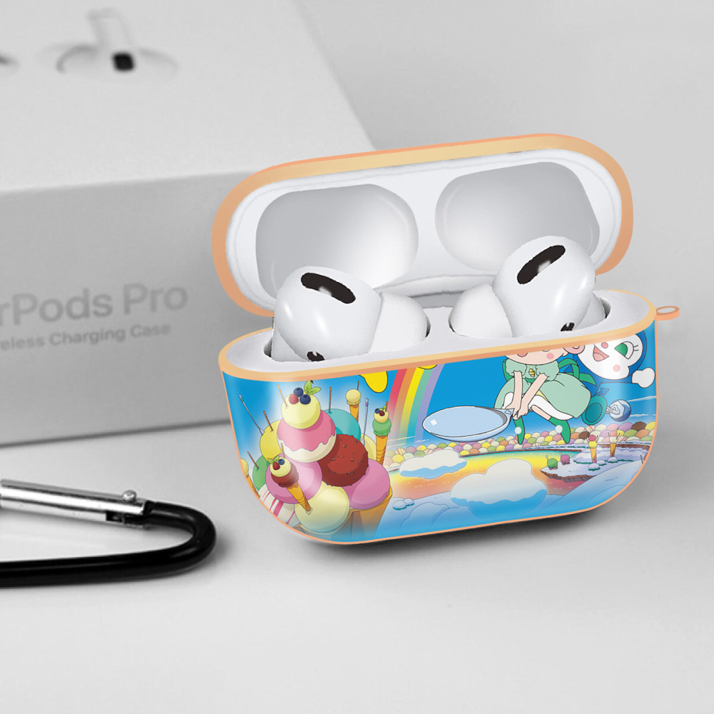 アンパンマン Anpanman 【AirPods Pro用】ハードシェル保護ケース｜耐衝撃・防指紋・カラビナ付き商品仕様