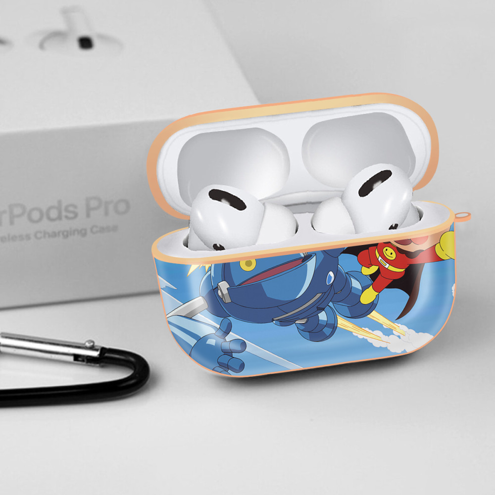 アンパンマン Anpanman 【AirPods Pro用】ハードシェル保護ケース｜耐衝撃・防指紋・カラビナ付き商品仕様