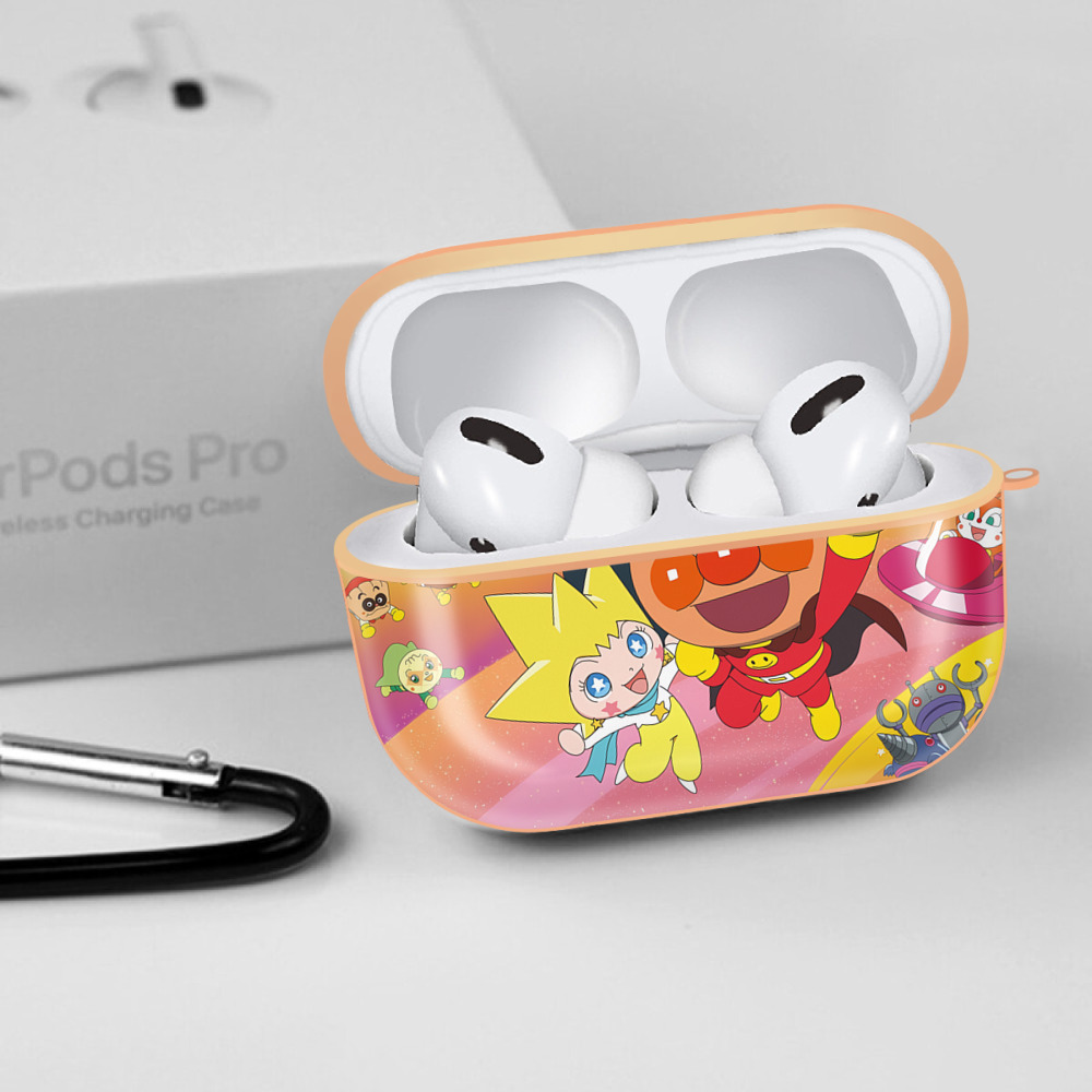 アンパンマン Anpanman 【AirPods Pro用】ハードシェル保護ケース｜耐衝撃・防指紋・カラビナ付き商品仕様