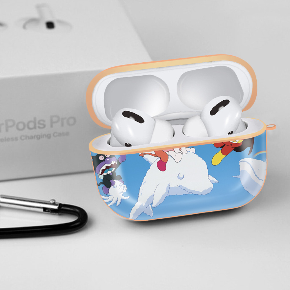 アンパンマン Anpanman 【AirPods Pro用】ハードシェル保護ケース｜耐衝撃・防指紋・カラビナ付き商品仕様