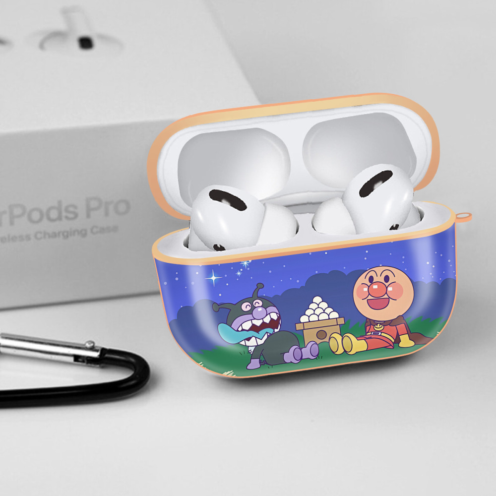 アンパンマン Anpanman 【AirPods Pro用】ハードシェル保護ケース｜耐衝撃・防指紋・カラビナ付き商品仕様