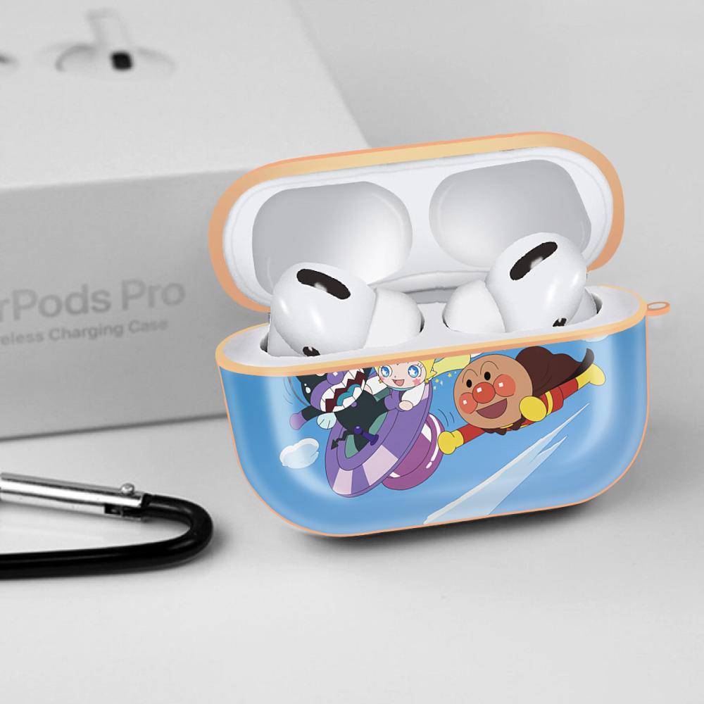 アンパンマン Anpanman 【AirPods Pro用】ハードシェル保護ケース｜耐衝撃・防指紋・カラビナ付き商品仕様
