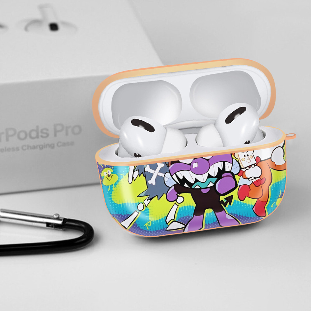 アンパンマン Anpanman 【AirPods Pro用】ハードシェル保護ケース｜耐衝撃・防指紋・カラビナ付き商品仕様