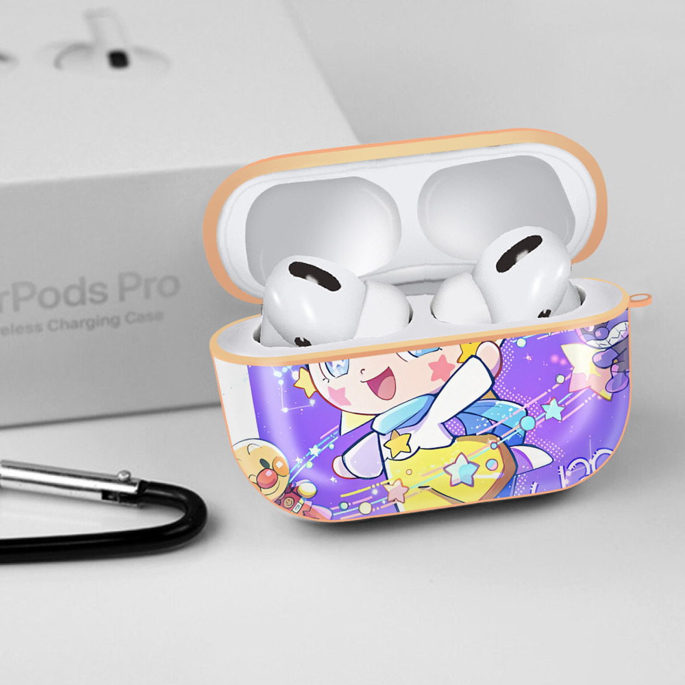 アンパンマン Anpanman 【AirPods Pro用】ハードシェル保護ケース｜耐衝撃・防指紋・カラビナ付き商品仕様