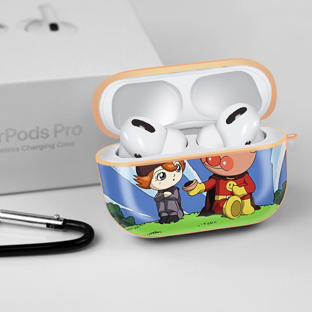 アンパンマン Anpanman 【AirPods Pro用】ハードシェル保護ケース｜耐衝撃・防指紋・カラビナ付き商品仕様
