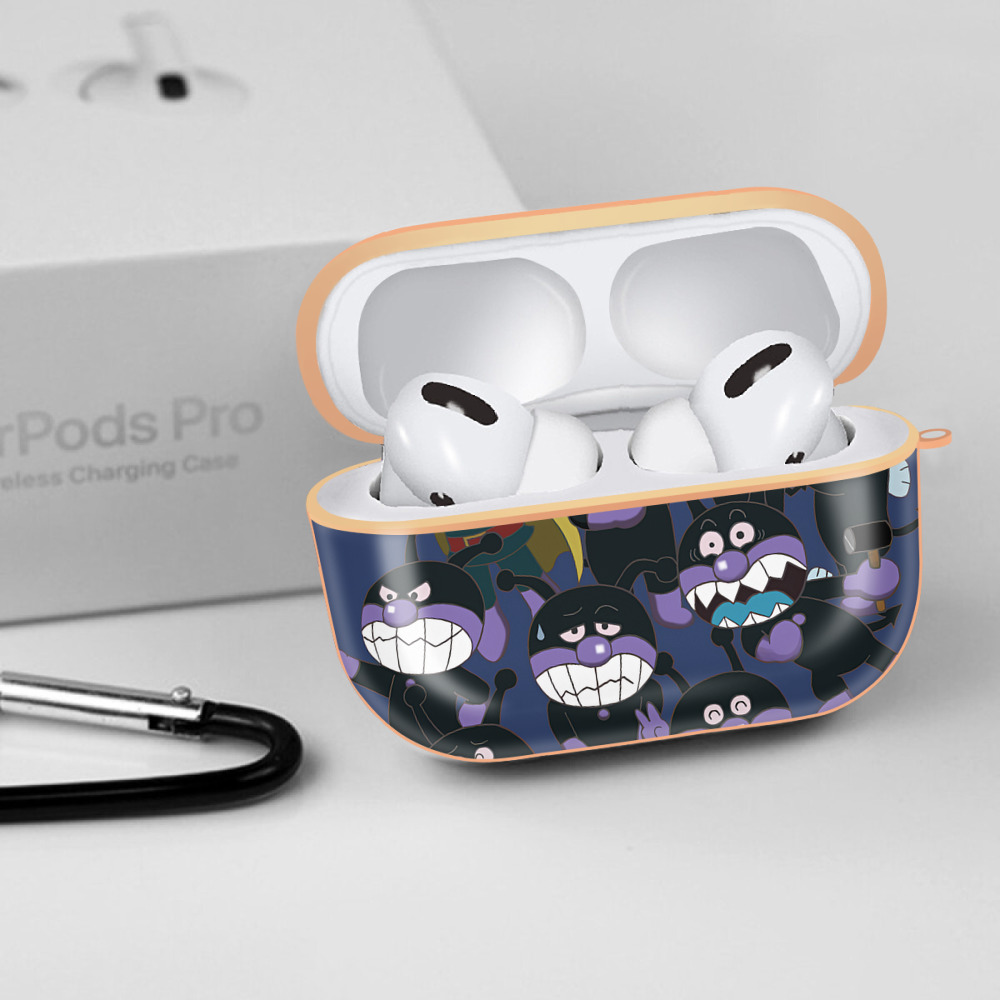 アンパンマン Anpanman 【AirPods Pro用】ハードシェル保護ケース｜耐衝撃・防指紋・カラビナ付き商品仕様