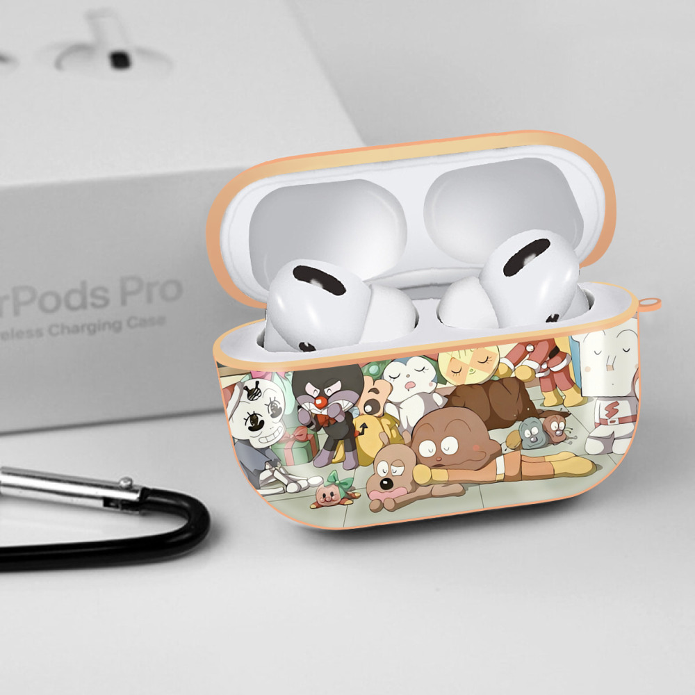 アンパンマン Anpanman 【AirPods Pro用】ハードシェル保護ケース｜耐衝撃・防指紋・カラビナ付き商品仕様