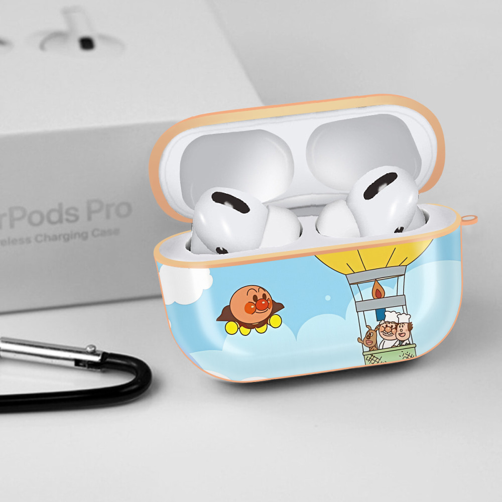 アンパンマン Anpanman 【AirPods Pro用】ハードシェル保護ケース｜耐衝撃・防指紋・カラビナ付き商品仕様