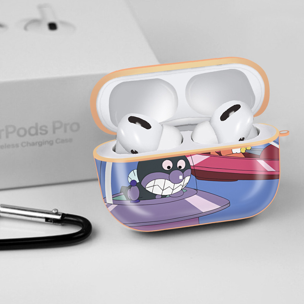 アンパンマン Anpanman 【AirPods Pro用】ハードシェル保護ケース｜耐衝撃・防指紋・カラビナ付き商品仕様