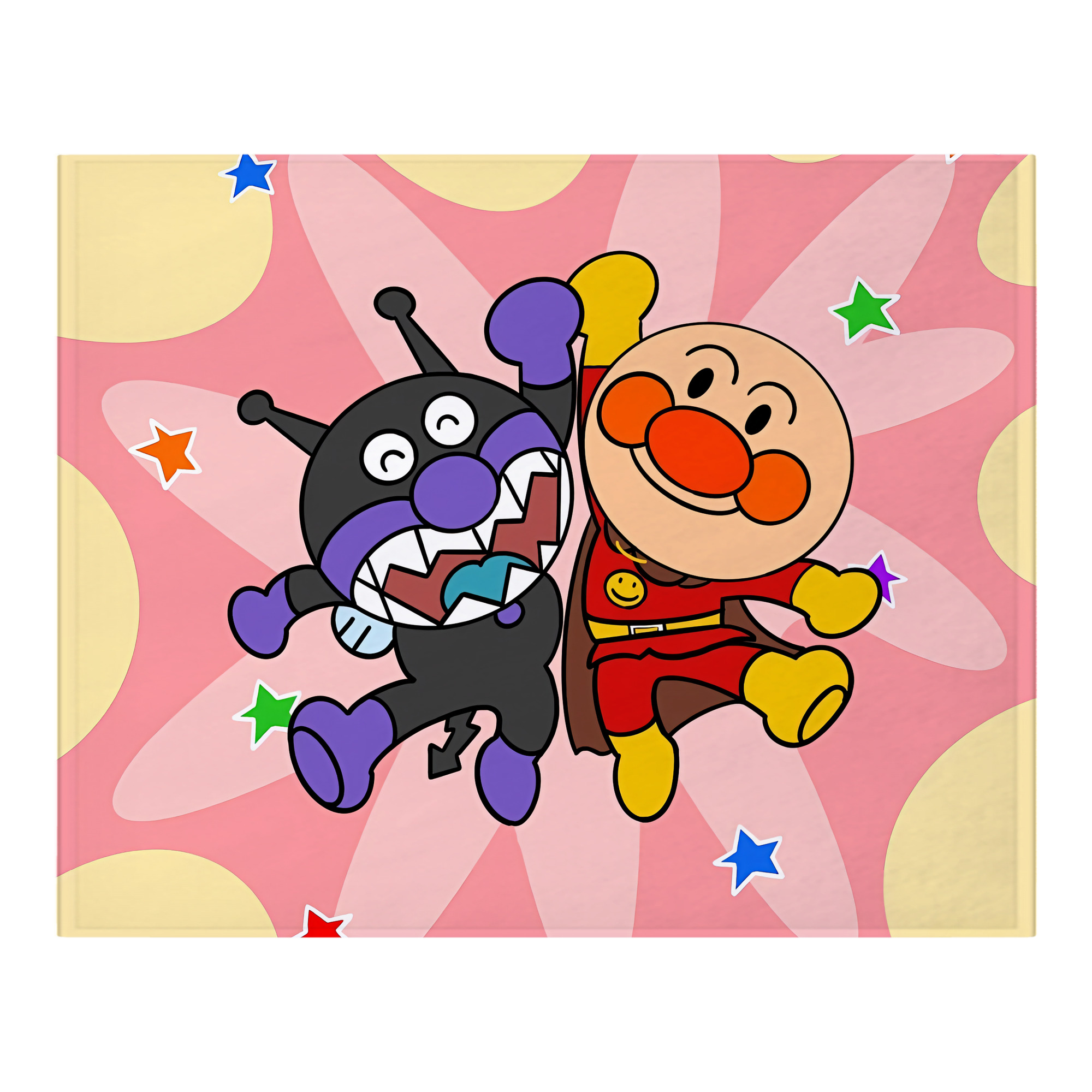 （画像用） アンパンマン Anpanman フランネルブランケット・多サイズ対応（横型）