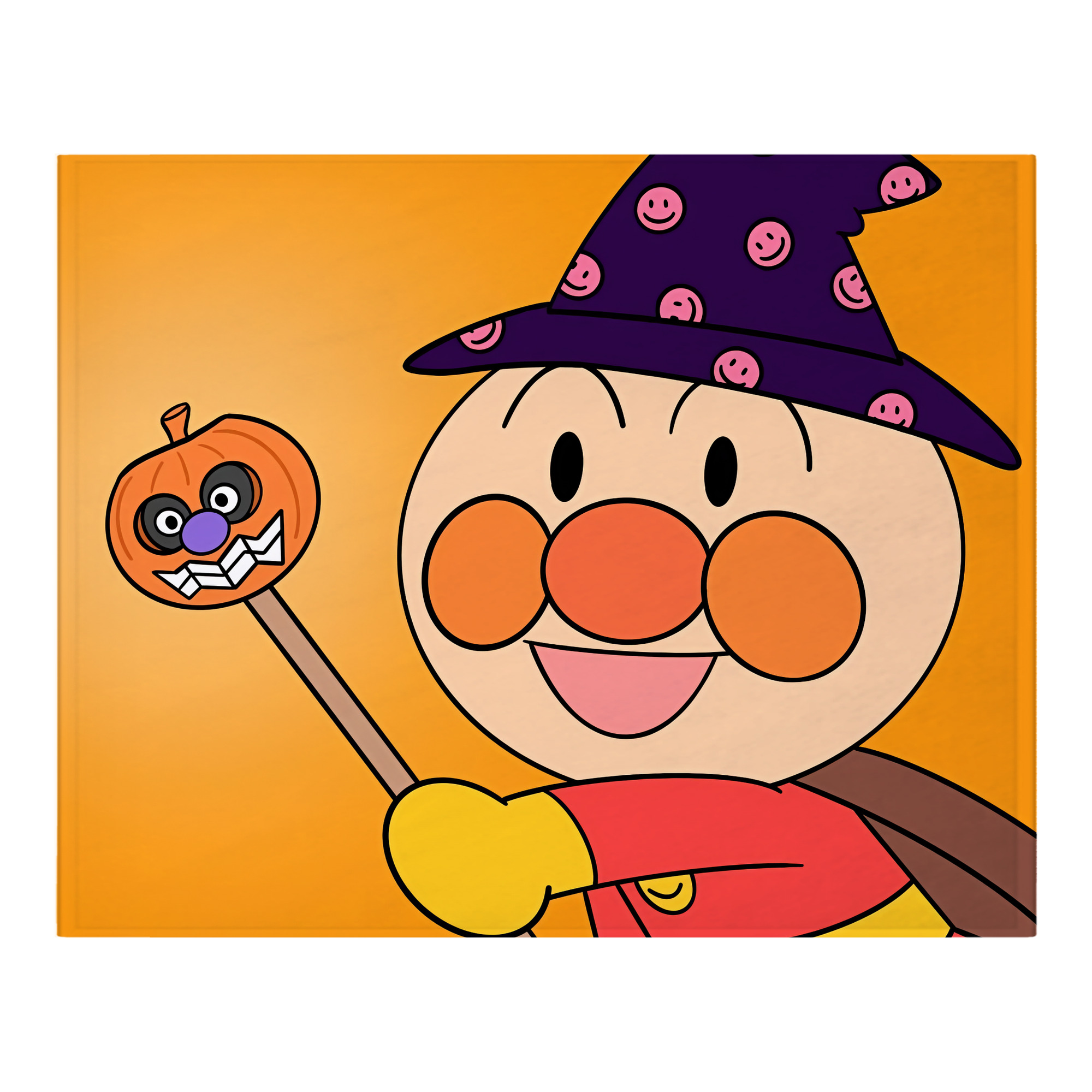 （画像用） アンパンマン Anpanman フランネルブランケット・多サイズ対応（横型）