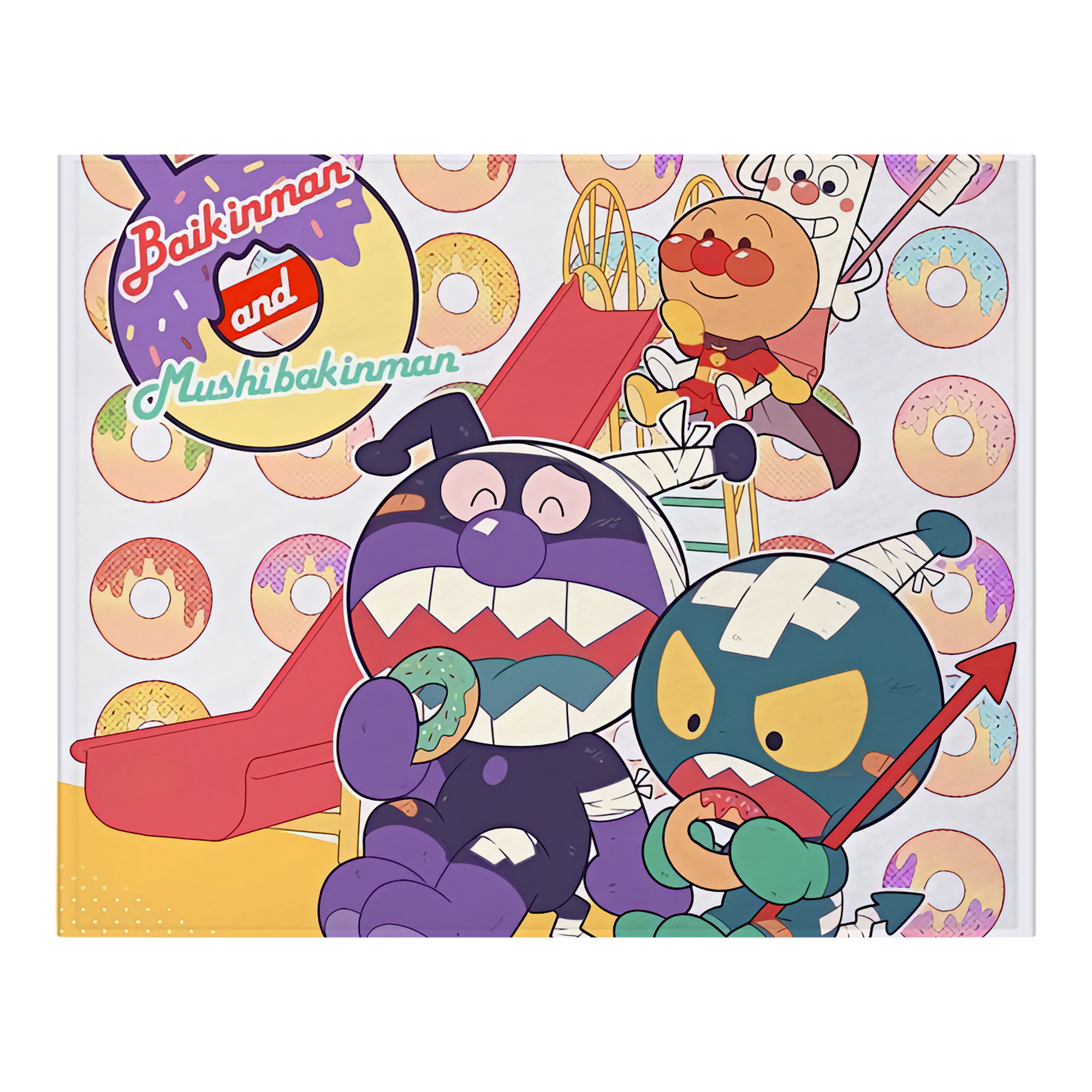 （画像用） アンパンマン Anpanman フランネルブランケット・多サイズ対応（横型）