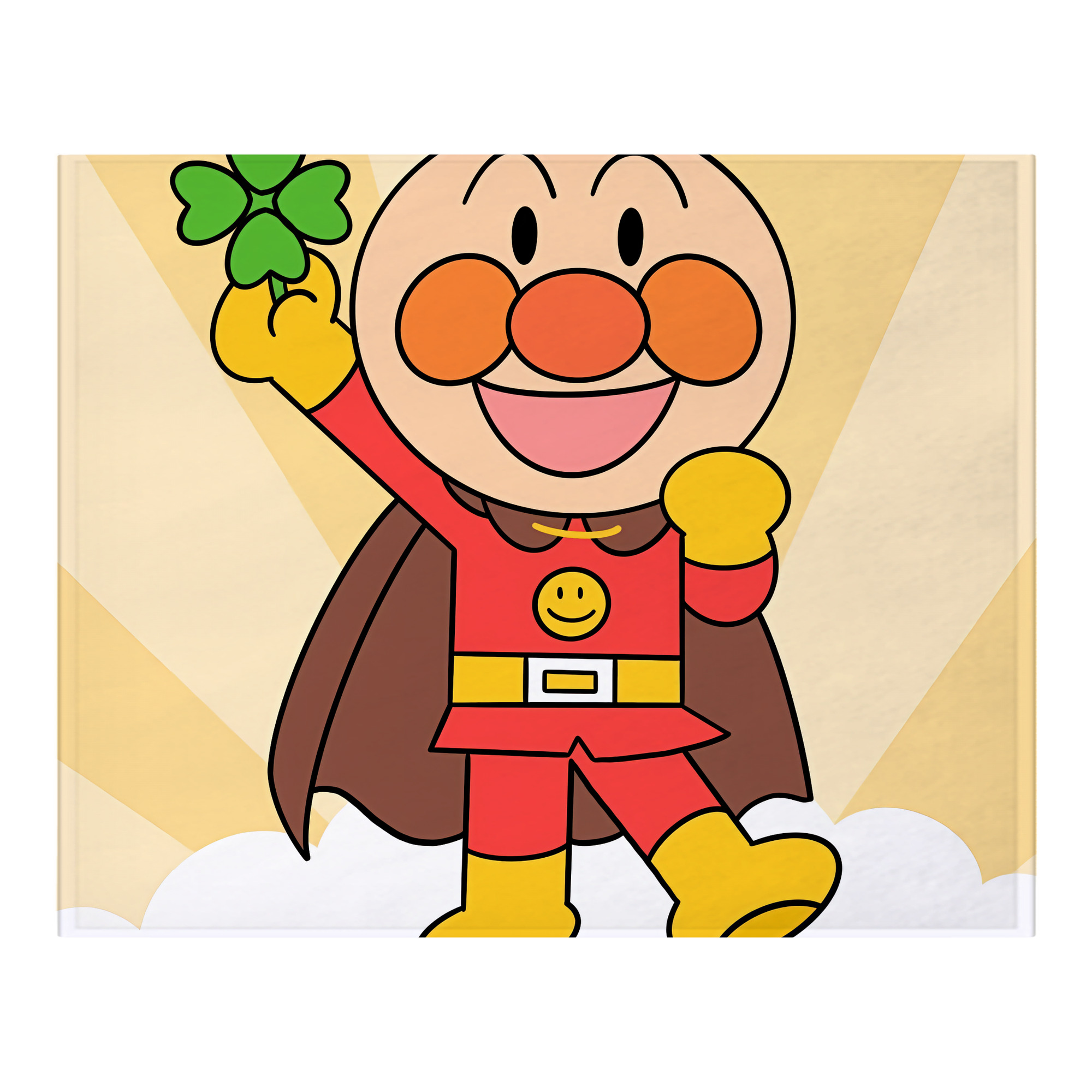 （画像用） アンパンマン Anpanman フランネルブランケット・多サイズ対応（横型）