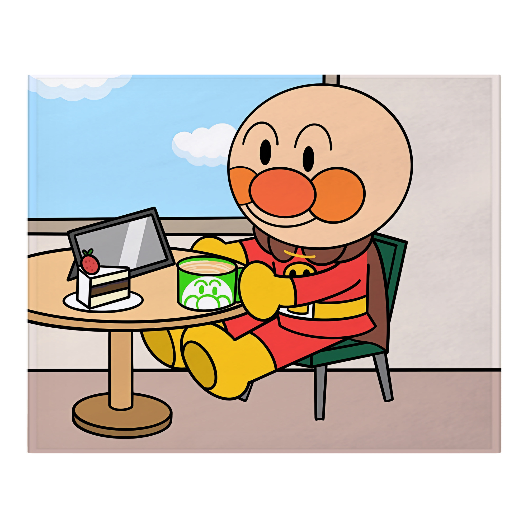 （画像用） アンパンマン Anpanman フランネルブランケット・多サイズ対応（横型）
